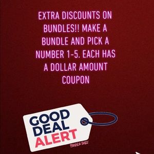 Bundles. Make one. Message me with a number :)